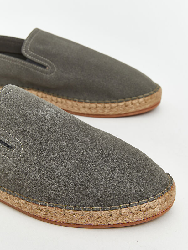 Hasır Tabanlı Erkek Espadril Ayakkabı - Görsel 4