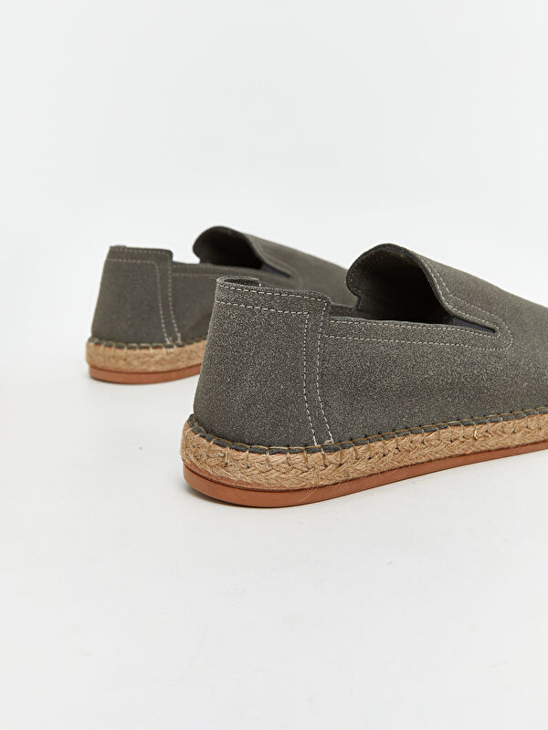 Hasır Tabanlı Erkek Espadril Ayakkabı - Görsel 6