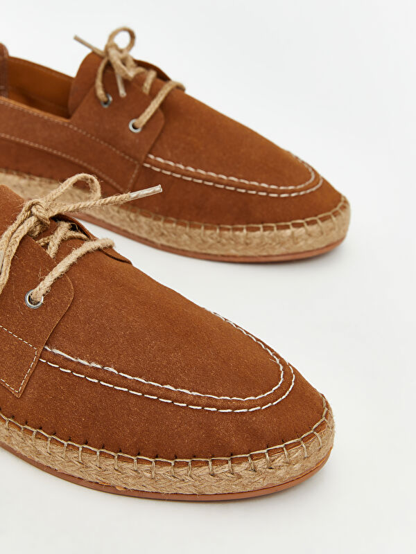 Hasır Tabanlı Erkek Espadril Ayakkabı - Görsel 4