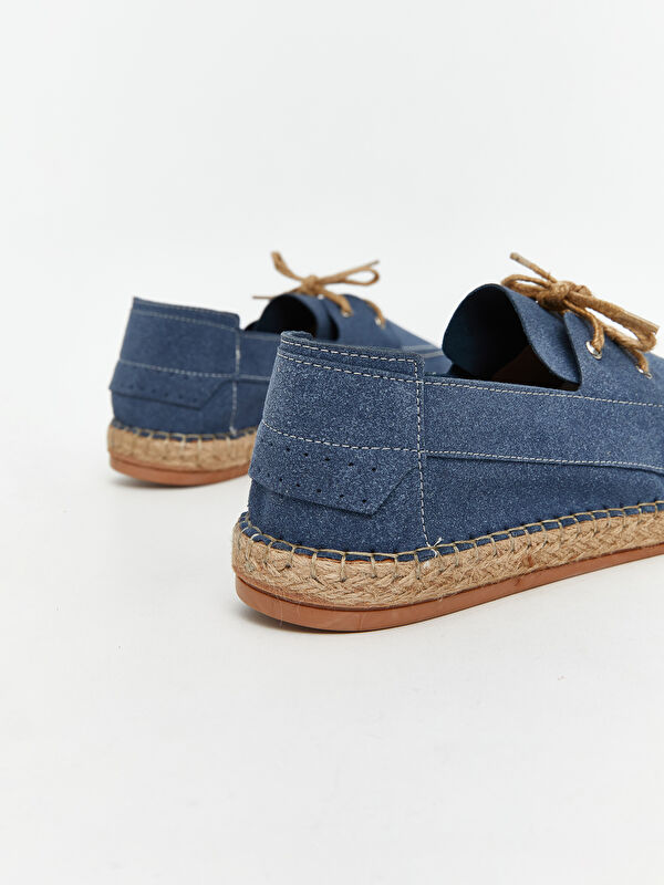 Hasır Tabanlı Erkek Espadril Ayakkabı - Görsel 6