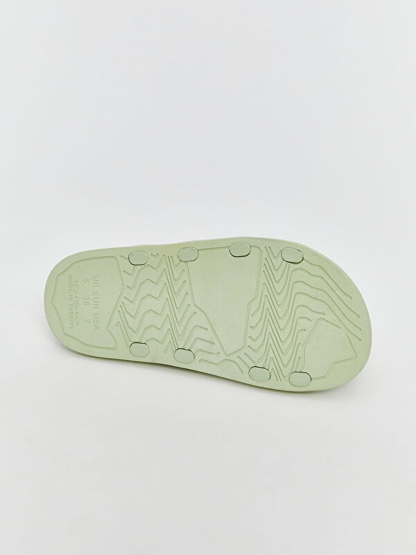 Çift Bantlı Kadın Terlik - Görsel 5