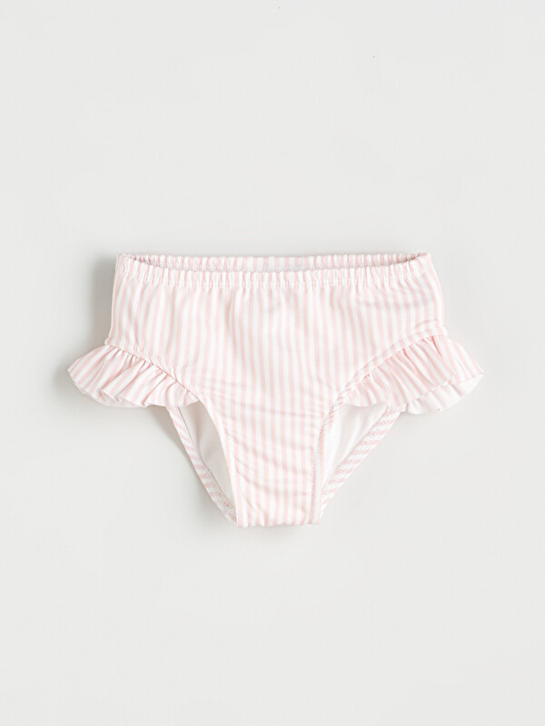 LCW baby Fırfırlı Kız Bebek Bikini Alt