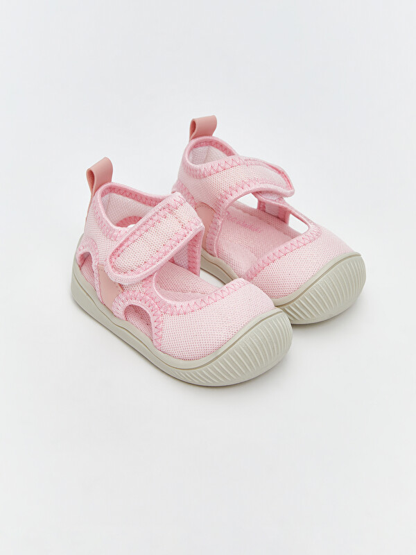 LCW STEPS Cırt Cırtlı Kız Bebek Sandalet