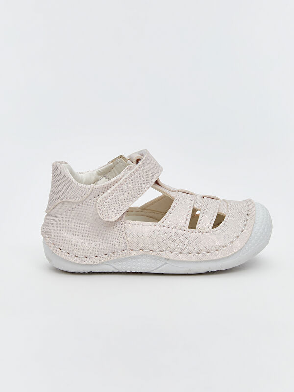 Cırt Cırtlı Kız Bebek Sandalet - Görsel 3