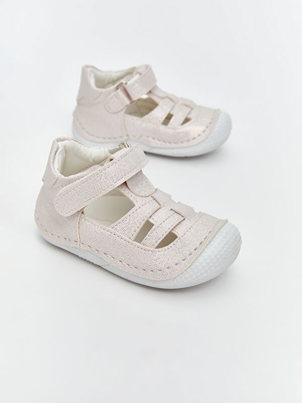 Cırt Cırtlı Kız Bebek Sandalet - Görsel 4