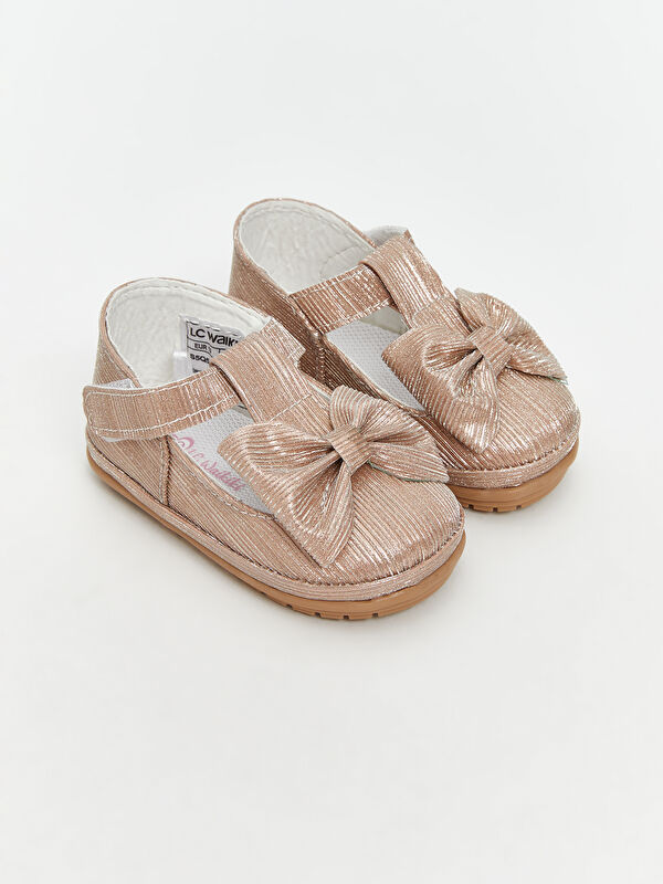 LCW STEPS Fiyonk Detaylı Kız Bebek Spor Ayakkabı