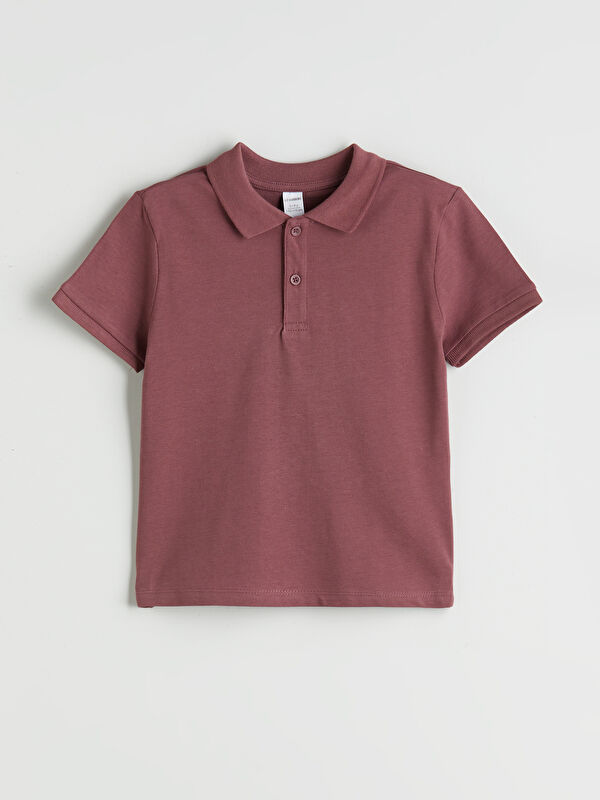 LCW Kids Polo Yaka Basic Erkek Çocuk Tişört