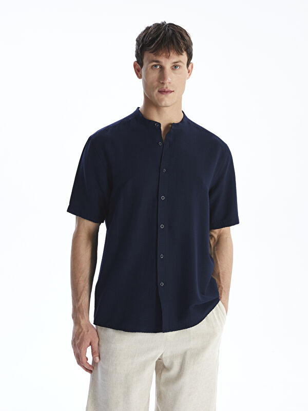 LCW Vision Regular Fit Kısa Kollu Erkek Gömlek