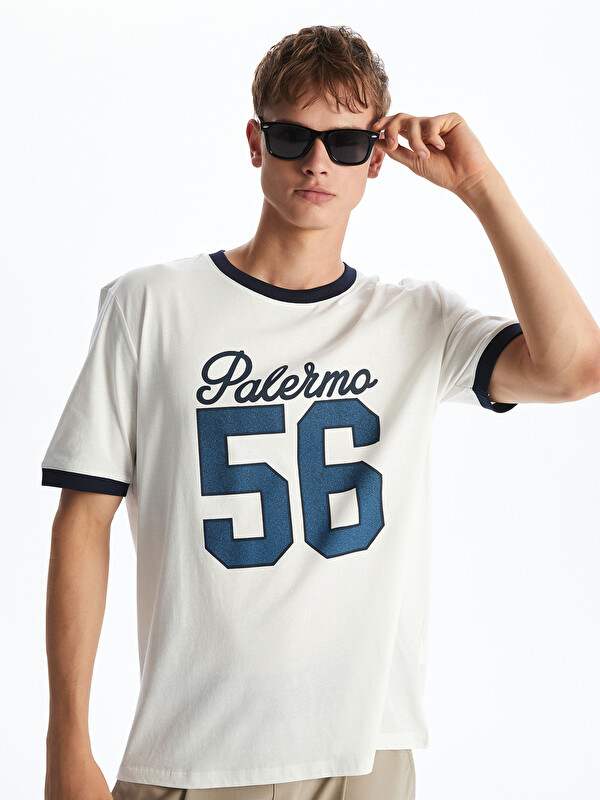 XSIDE Crew Neck Printed Men's T-Shirt