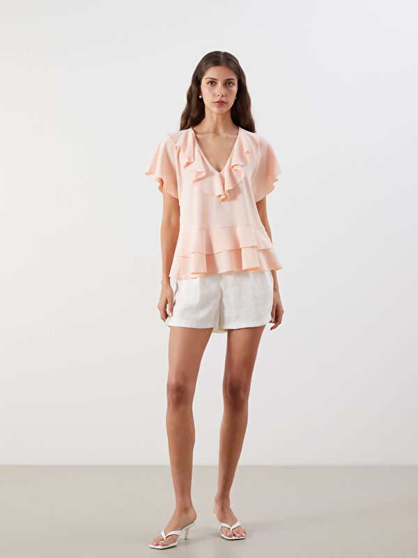 LCW Vision Loose Fit Modal Karışımlı Kadın Şort