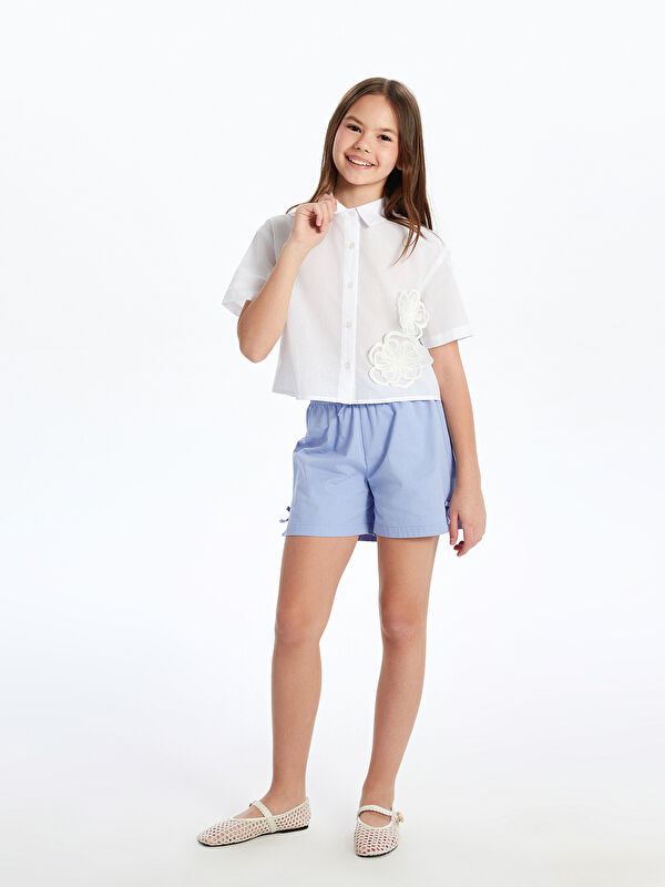 LCW Kids Çiçekli Kız Çocuk Gömlek