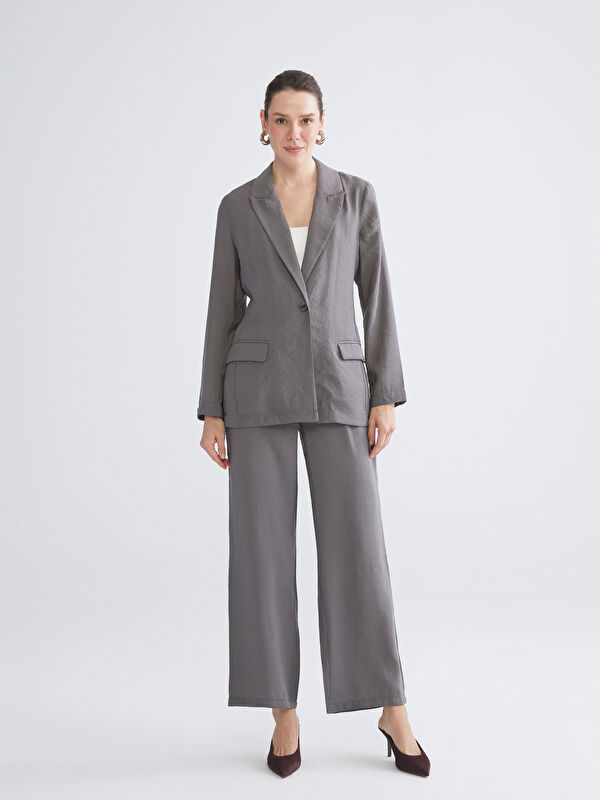 LCWAIKIKI Classic Elasticated Waist Modal Blend Women's Trousers