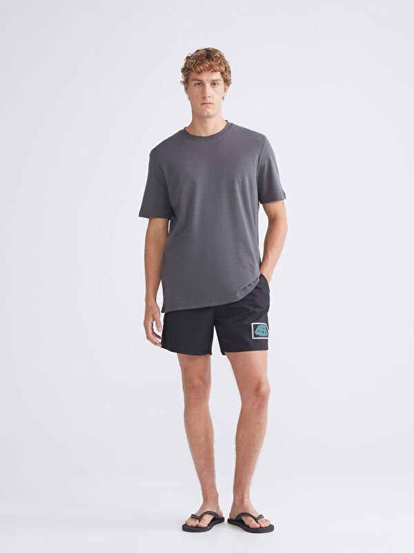 LCW SWIMWEAR Kısa Boy Squid Game Baskılı Erkek Deniz Şortu
