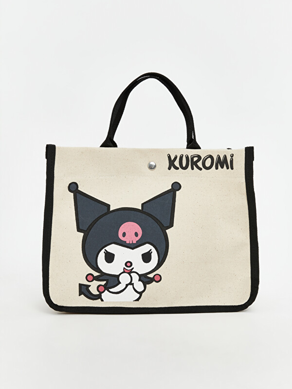 LCW ACCESSORIES Ekru Kuromi Baskılı Kız Çocuk Kol Çantası