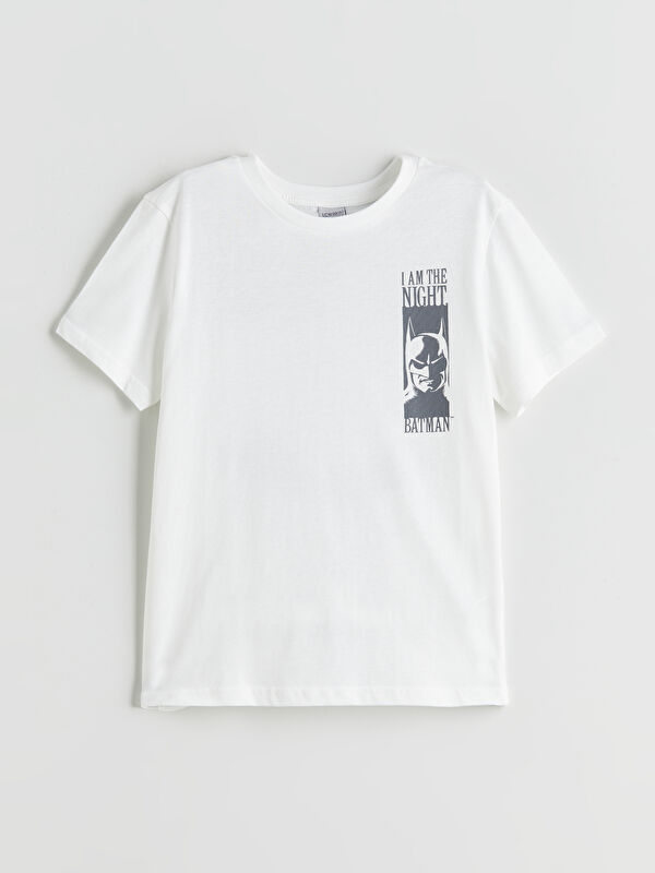LCW Kids T-shirt Imprimé Batman à Col Rond pour Garçons