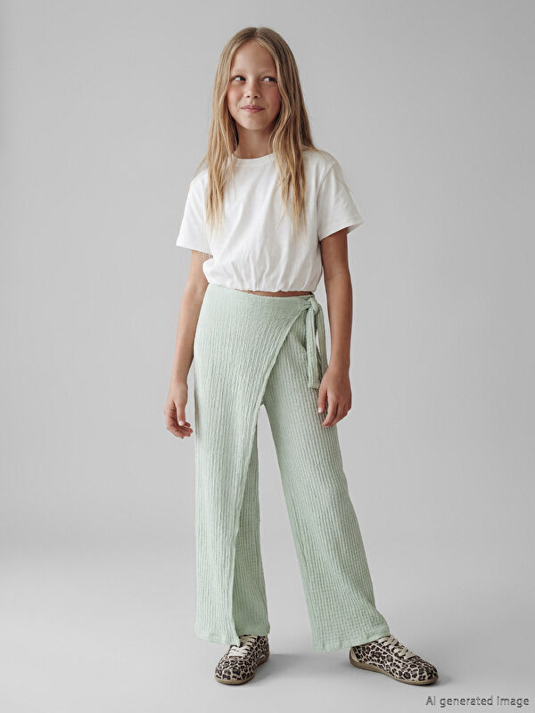 LCW Kids Elastic Waist Girls' Pants