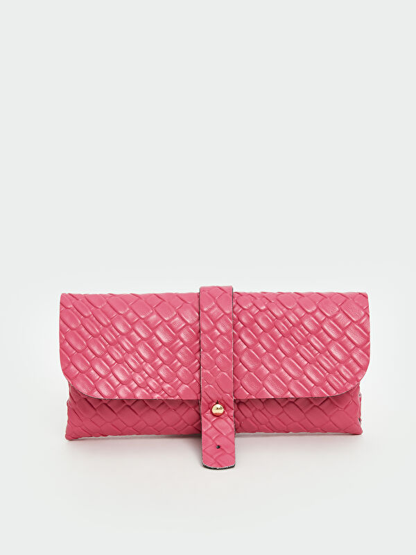 LCW ACCESSORIES Deri Görünümlü Kroko Desenli Kadın Cüzdan