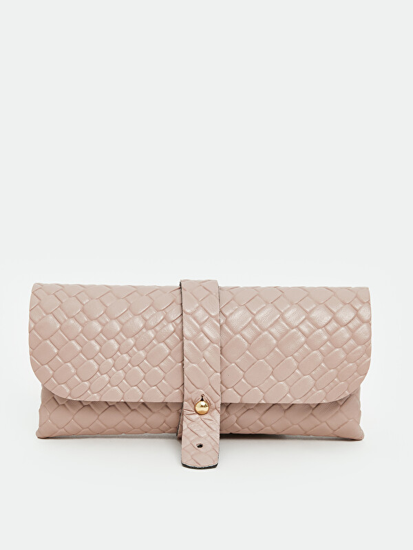 LCW ACCESSORIES Deri Görünümlü Kroko Desenli Kadın Cüzdan
