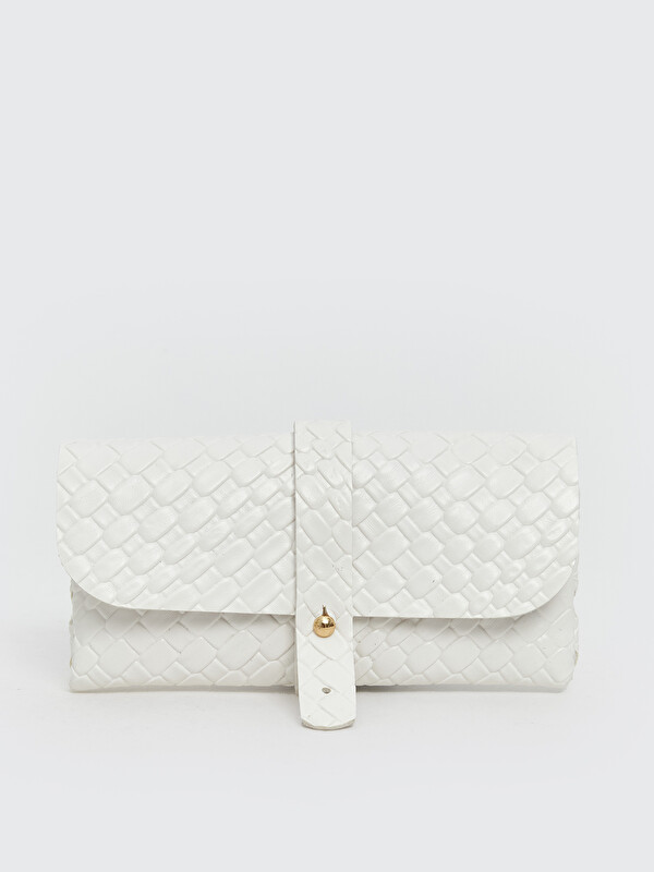 LCW ACCESSORIES Deri Görünümlü Kroko Desenli Kadın Cüzdan