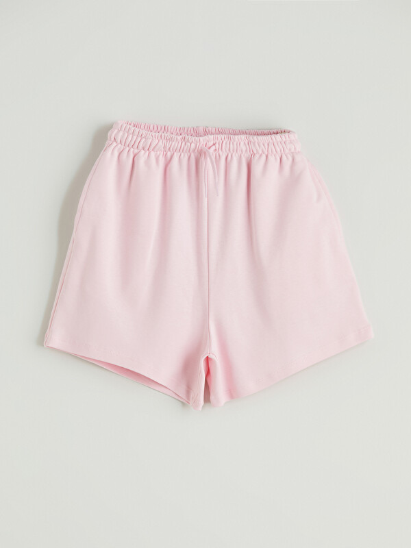 LCW Kids Beli Lastikli Kız Çocuk Şort