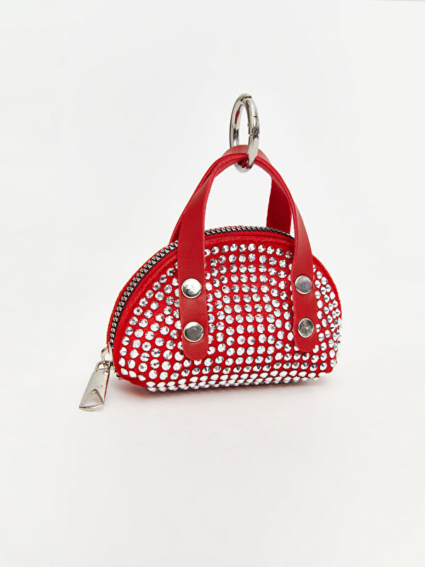LCW ACCESSORIES Taş Detaylı Çanta Görünümlü Anahtarlık