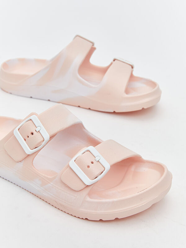 Lcw Steps Lila Lcw Steps Çift Bantlı Kadın Terlik