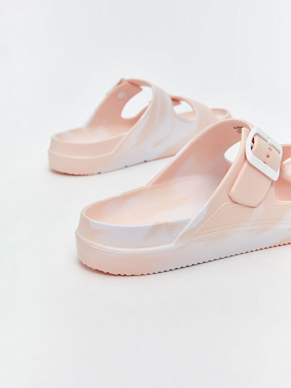 Lcw Steps Lila Lcw Steps Çift Bantlı Kadın Terlik