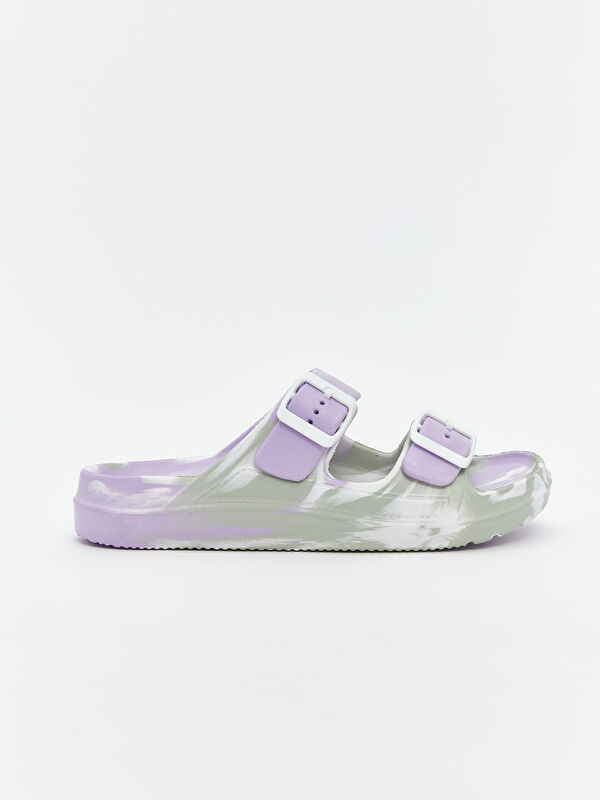 Lcw Steps Lila Lcw Steps Çift Bantlı Kadın Terlik