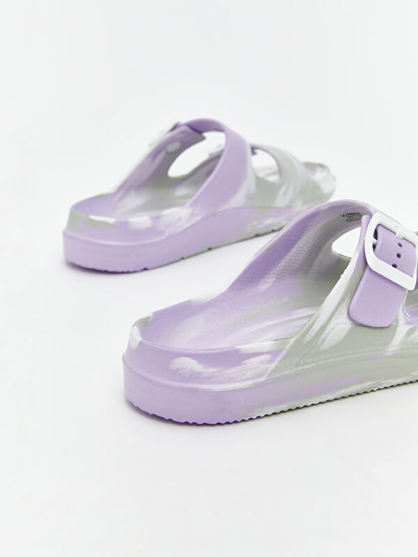 Lcw Steps Lila Lcw Steps Çift Bantlı Kadın Terlik