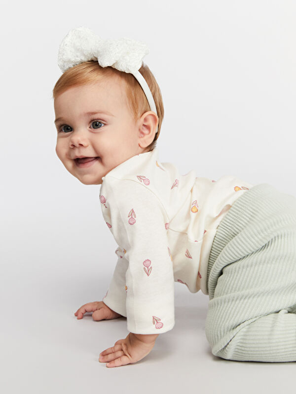 LCW baby Fiyonk Detaylı Kız Bebek Taç