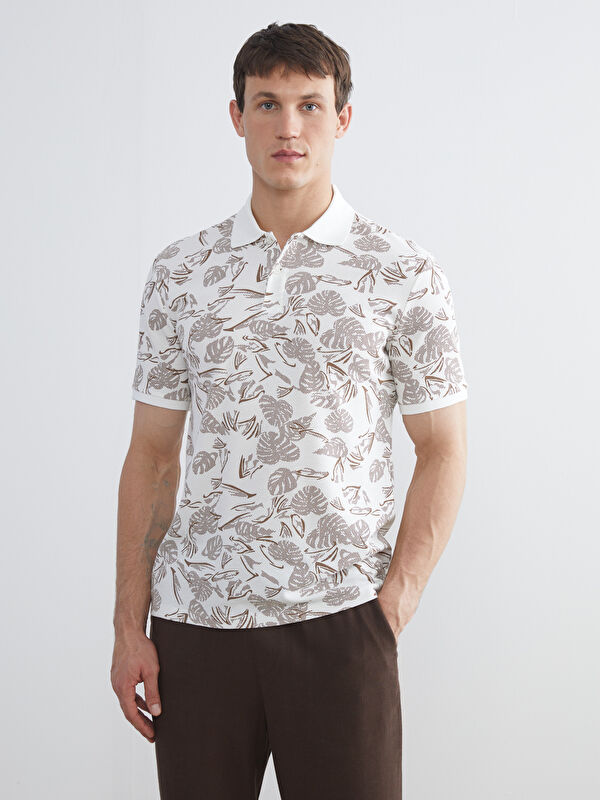 LCW Vision Polo Yaka Desenli Pike Erkek Tişört