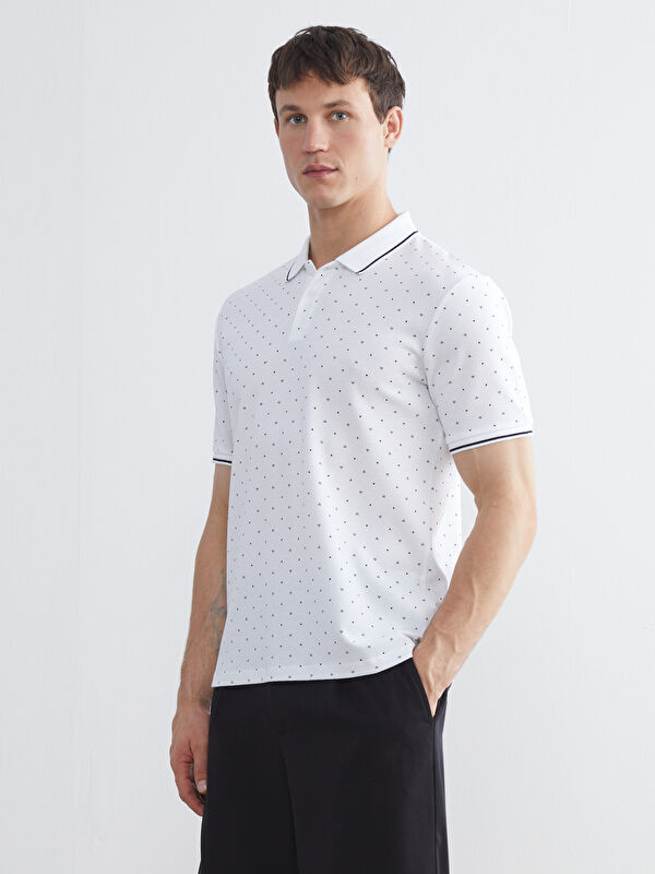 LCW Vision Polo Yaka Desenli Pike Erkek Tişört