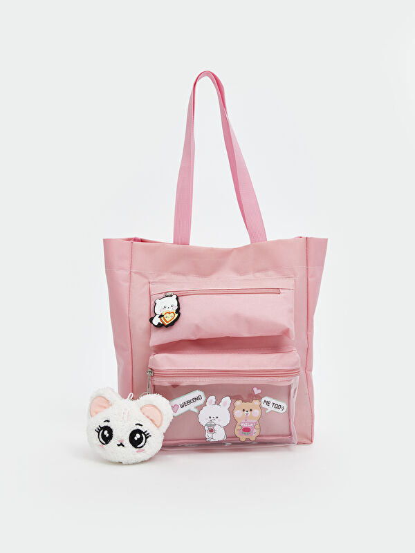 LCW ACCESSORIES Bedruckte Transparente Tasche Für Mädchen