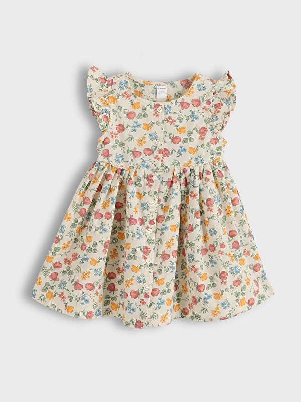 LCW Kids Crew Neck Baby Girls' Dress