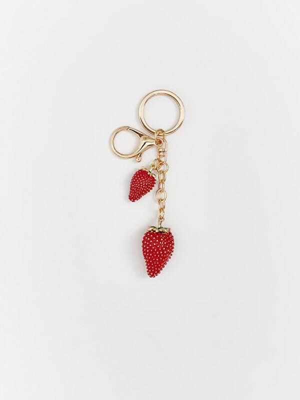 LCW JOY Strawberry Shaped Women's Keychain