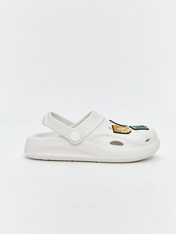 Minecraft Baskılı Erkek Çocuk Plaj Sandaleti - Görsel 3