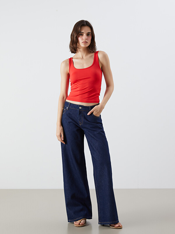LCW Jeans جينز واسع الأرجل للسيدات