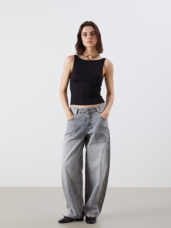 LCW Jeans جينز نسائي بقصة فضفاضة