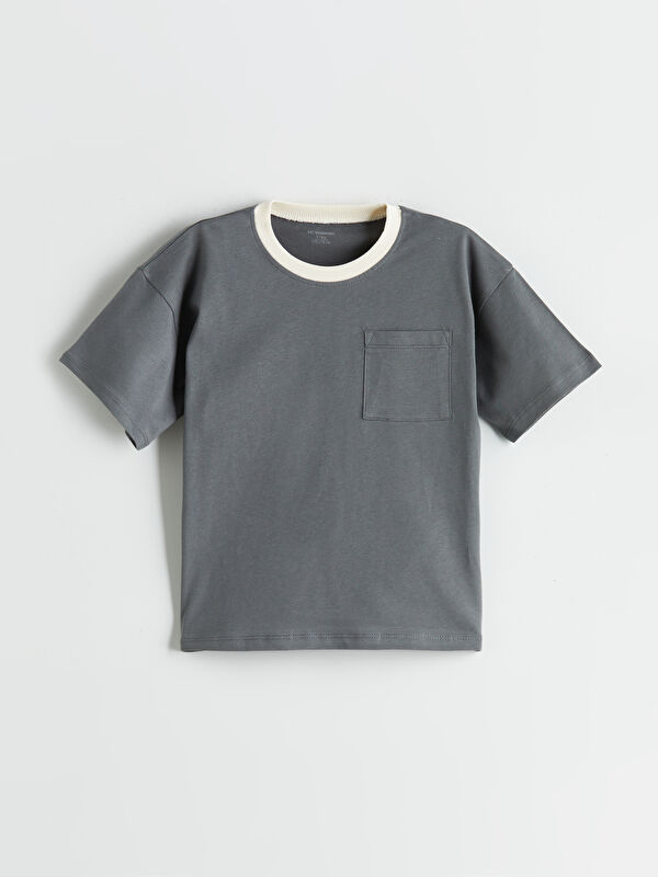 LCW Kids Bisiklet Yaka Basic Erkek Çocuk Tişört