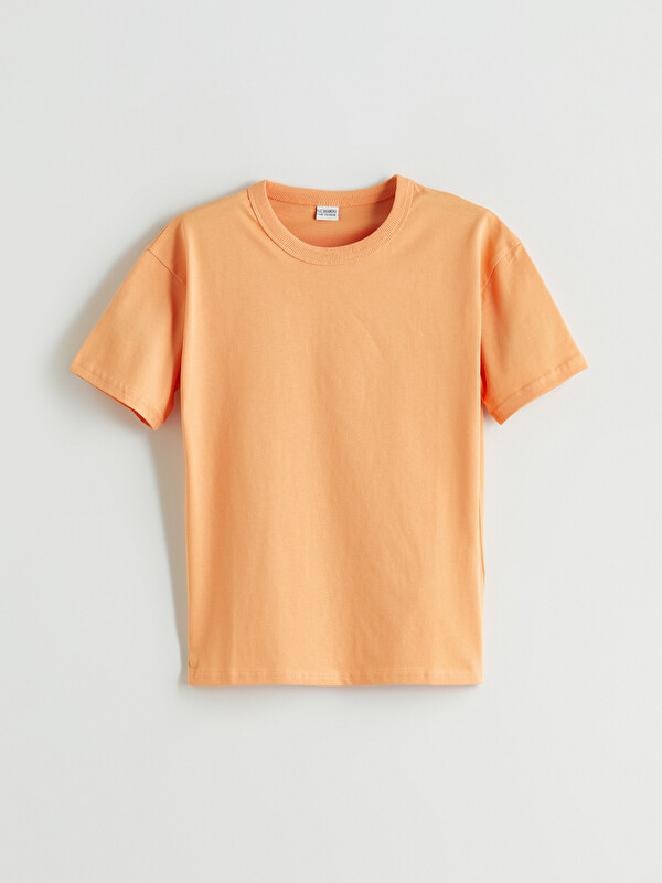 LCW Kids Bisiklet Yaka Basic Erkek Çocuk Tişört