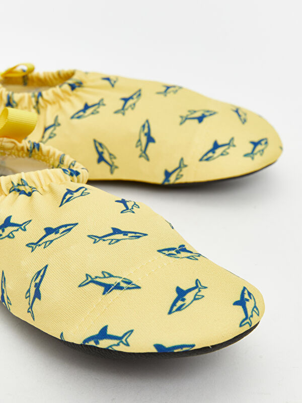 Baskılı Erkek Bebek Deniz Ayakkabısı - Görsel 4