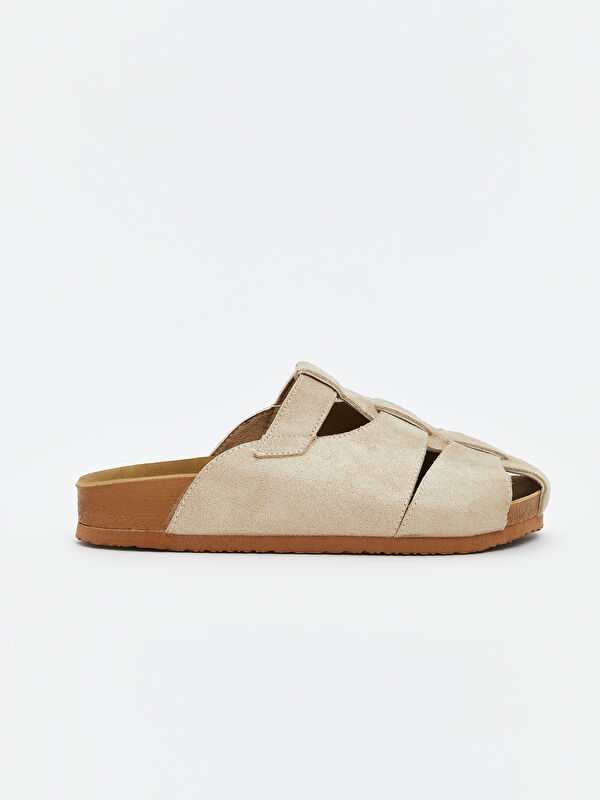 Lcw Steps Siyah Lcw Steps Süet Görünümlü Erkek Çocuk Terlik