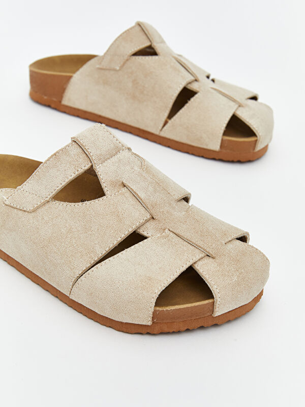 Lcw Steps Siyah Lcw Steps Süet Görünümlü Erkek Çocuk Terlik