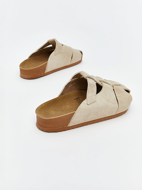 Lcw Steps Siyah Lcw Steps Süet Görünümlü Erkek Çocuk Terlik