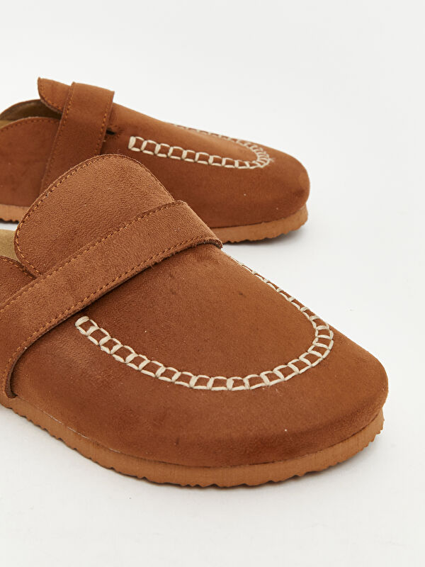 Lcw Steps Bej Lcw Steps Süet Görünümlü Erkek Çocuk Ev Terliği