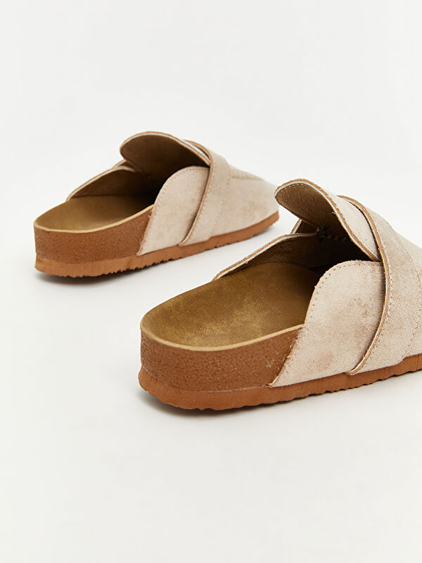 Lcw Steps Bej Lcw Steps Süet Görünümlü Erkek Çocuk Ev Terliği