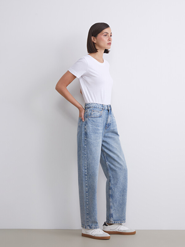 LCW Jeans جينز بقصّة الأم للسيدات