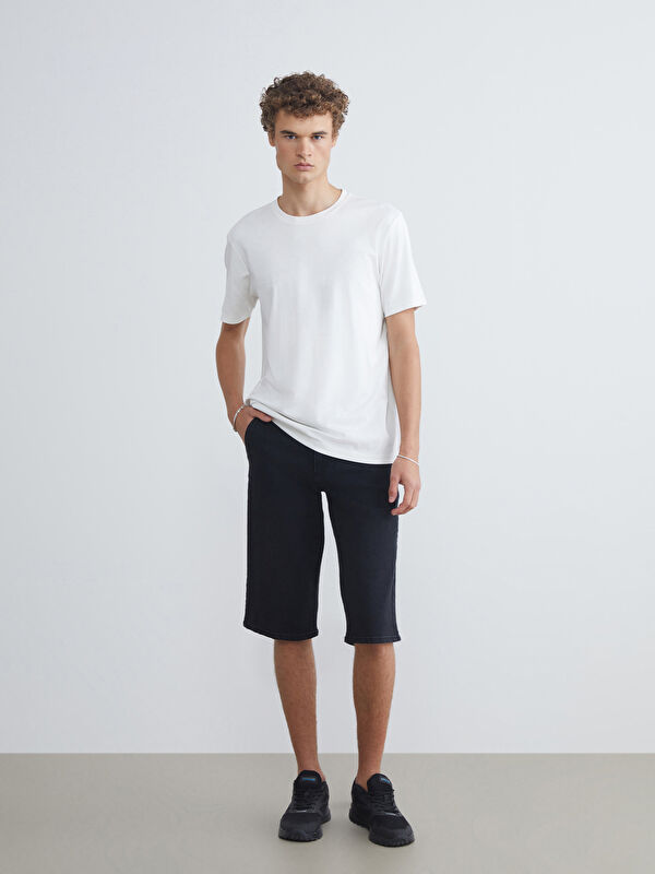 LCW Jeans شورت دِنيم للرجال بمقاس عادي