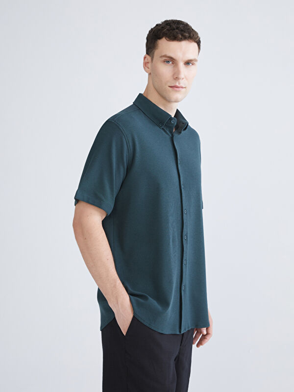 SOUTHBLUE Regular Fit Kısa Kollu Erkek Gömlek