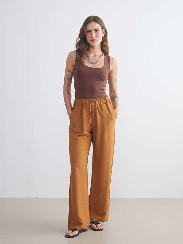 LCWAIKIKI Classic Elasticated Waist Women's Trousers